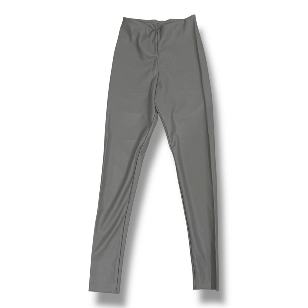 SKIMS Faux Leather Leggings Carbon Gray Small